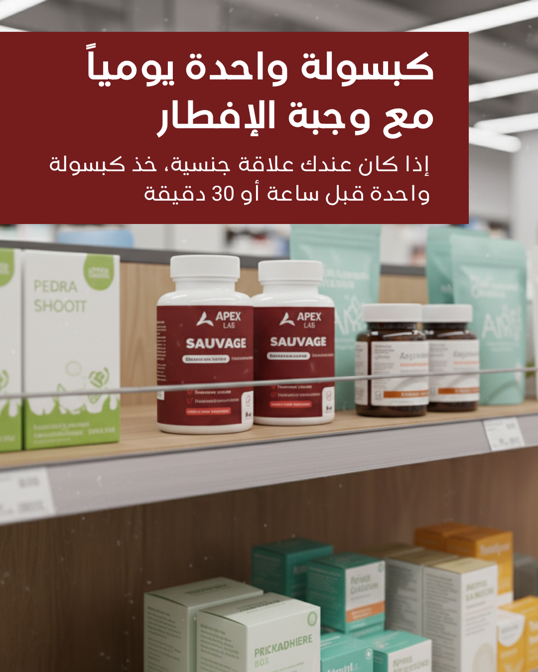 Sauvage™: وداعاً للضعف الجنسي والمشاكل الجنسية